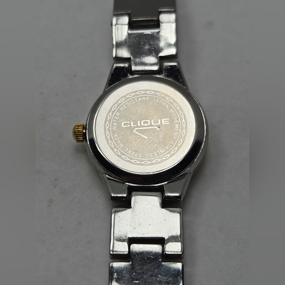 Womens Clique Quartz Watch Two Tone Water Resistant Japan Movt New Battery - Picture 9 of 9